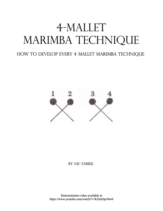 4 Mallet Marimba Technique