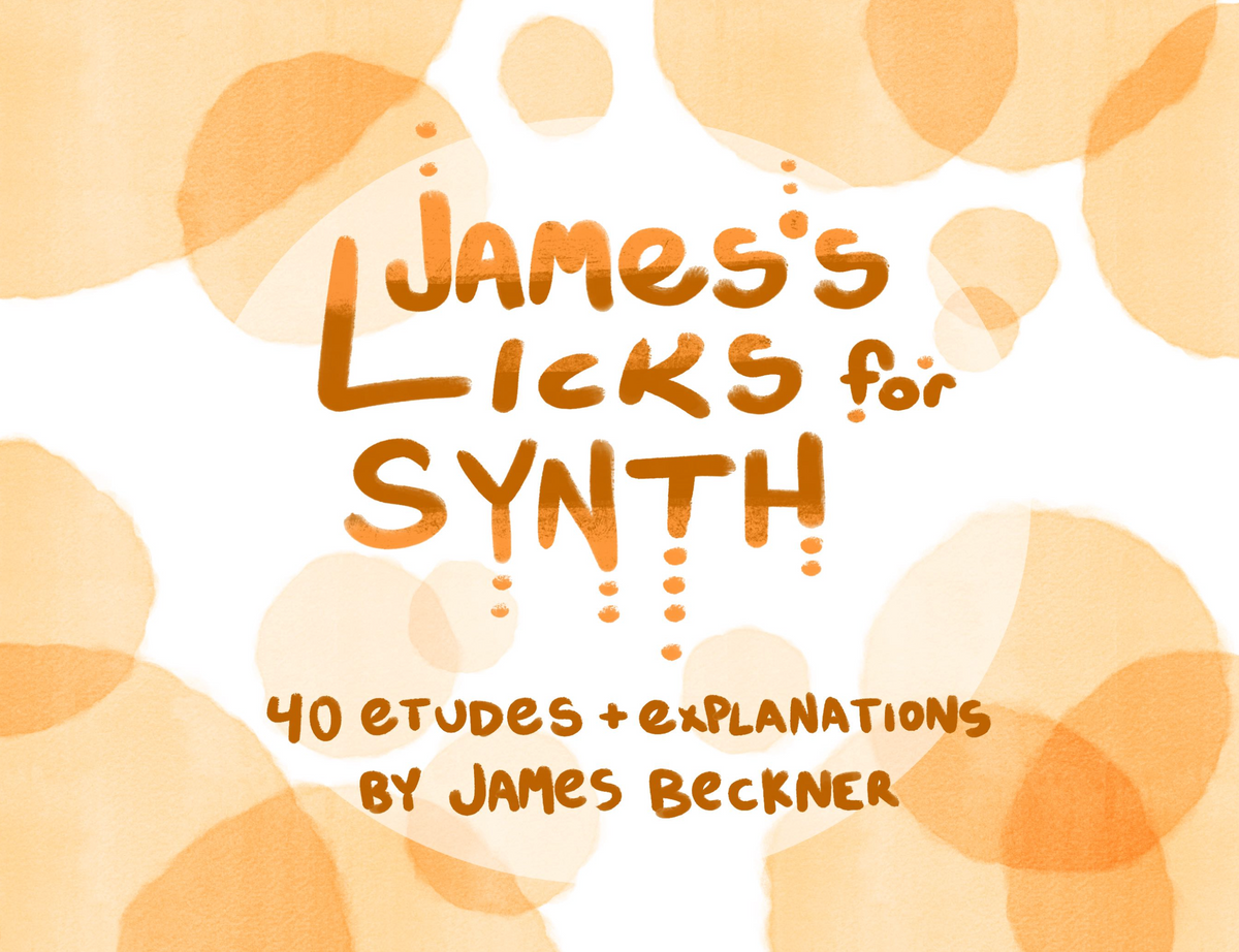 James's Licks (Synth Etude Book)